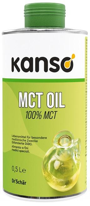 Kanso Olio MCT 100% Olio di Acidi Grassi A Catena Media 500 ml