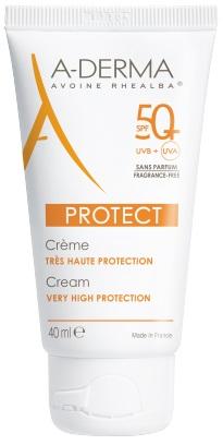 A-Derma Protect SPF50+ Protezione Molto Alta Crema Senza Profumo 40 ml