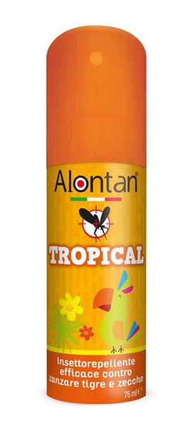 Alontan Tropical Spray Anti Zanzare Tigre E Zecche 75ml