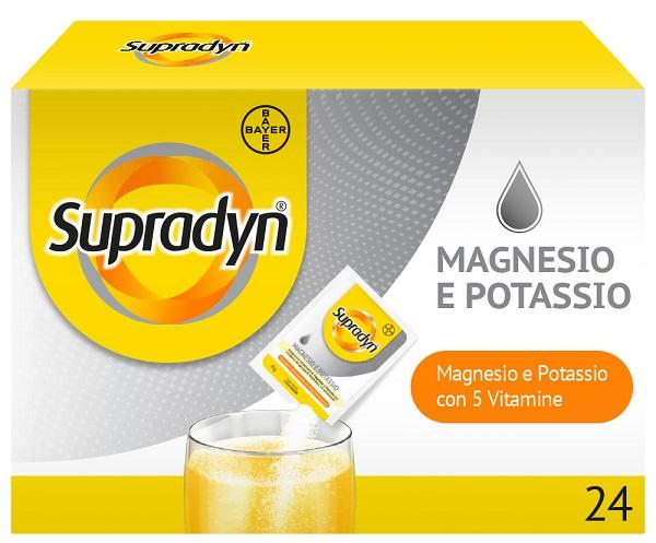 Supradyn Magnesio e Potassio Integratore di Vitamine e Minerali 24 Bustine