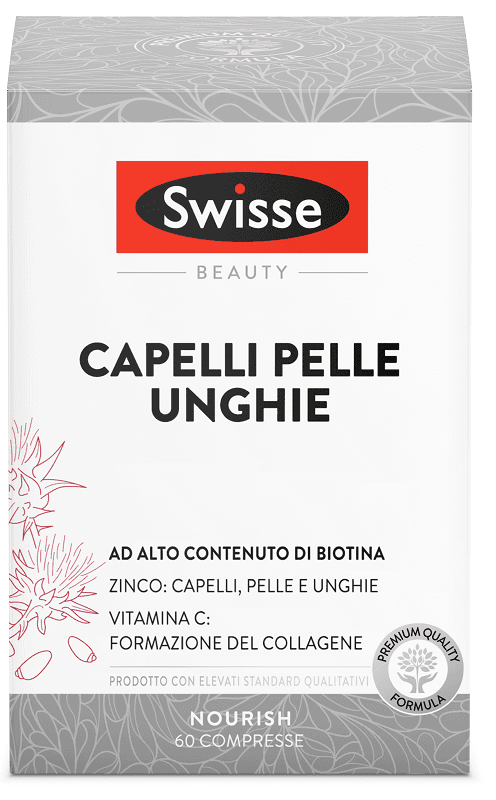 Swisse Capelli Pelle Unghie Integratore co Biotina 60 compresse