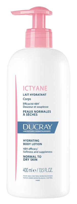 Ducray Ictyane Latte Idratante Corpo Per Pelli Normali e Secche 400 ml