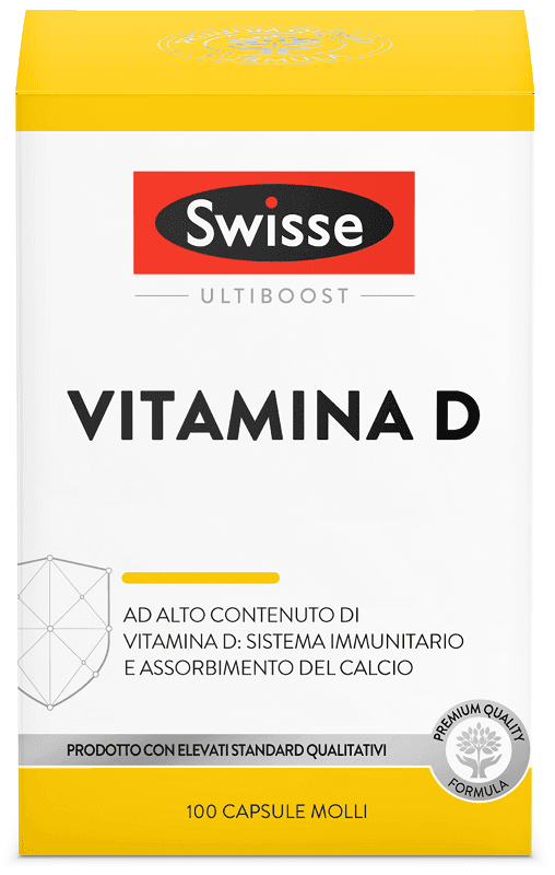 Swisse Vitamina D Integratore per il Sistema Immunitario 100 Capsule