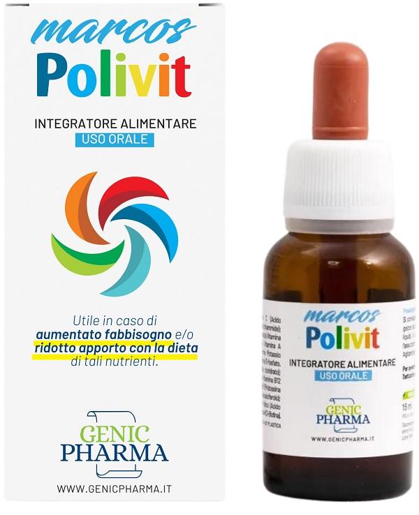 Marcos Polivit Integratore Multivitaminico in Gocce 15ml
