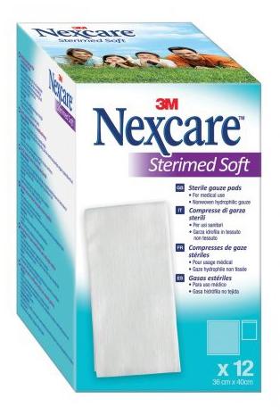 Nexcare Sterimed Soft Compresse 18x40cm Garza Sterili 12 Pezzi