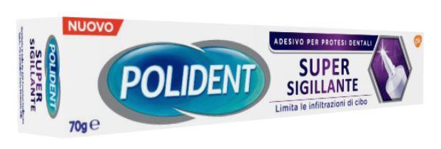 Polident Super Sigillante Crema Adesiva Protesi Dentali Protezione Gengive 70 g