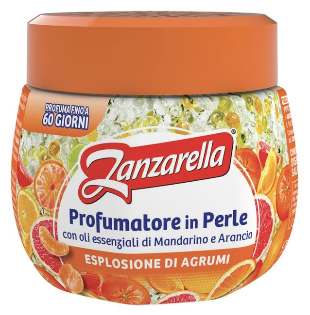 Zanzarella Ambiente Profumatore Ambiente Antizanzare Frutta Perle 170g