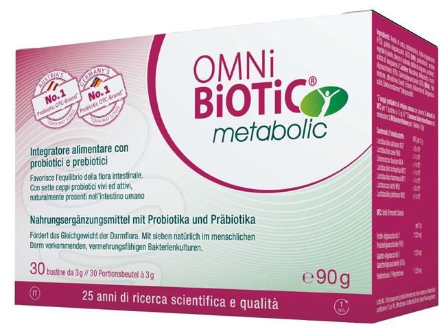 Omni Biotic Metabolic Integratore per il Supporto Metabolico 30 Bustine