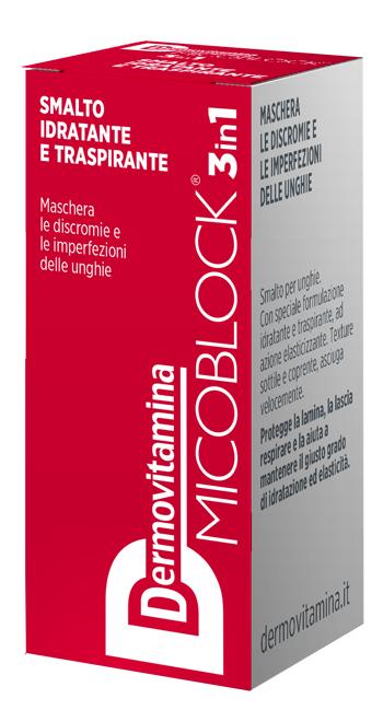 Dermovitamina Micoblock 3 In 1 Smalto Rosso 5ml