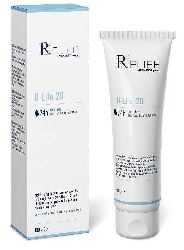 Relife U-life 20 Crema Idratante Corpo Per Pelle Molto Secca e Desquamata 100 ml