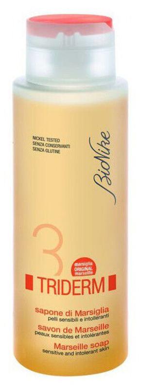 Bionike Triderm Sapone di Marsiglia per Pelli Sensibili e Intolleranti 500 ml
