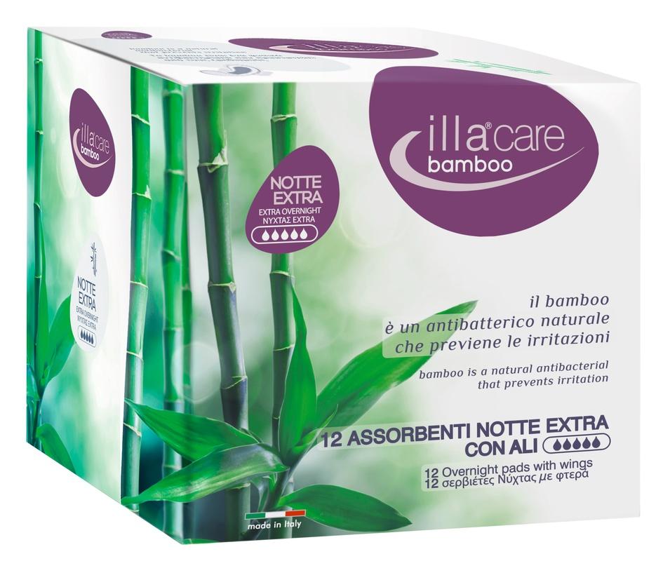 Illa Care Bamboo Notte Extra 12 Pezzi