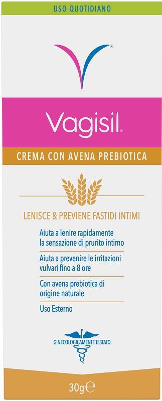 Vagisil Crema Intima 2 in 1 Uso Quotidiano Placa la Sensazione di Prurito 30 g