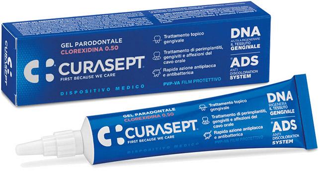 Curasept Gel Parodontale 0,5% Ads + Dna Trattamento Topico Gengivale 30 ml