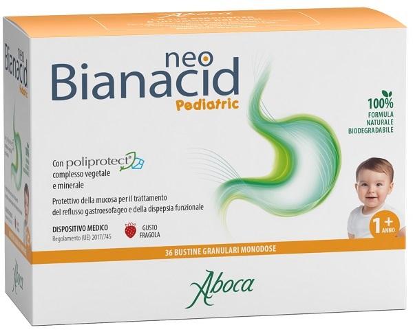 Aboca Neobianacid Pediatric Integratore per il Reflusso Gastroesofageo 36Bustine
