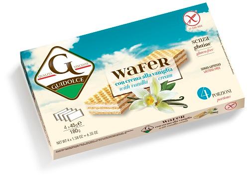 Wafer al Gusto di Vaniglia 4 Confezioni da 45 g