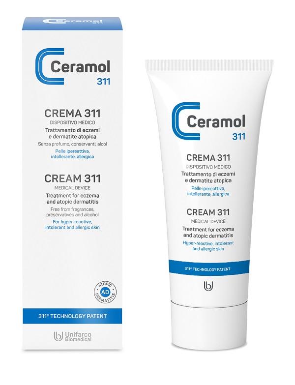 Ceramol Crema 311 per il Trattamento di Eczemi e Dermatite 200 ml