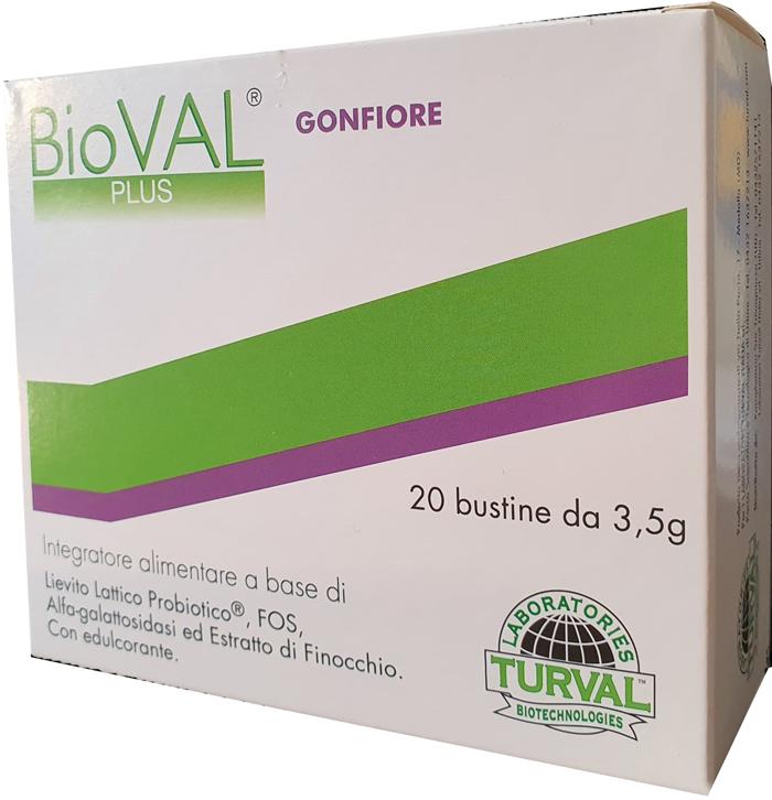 Bioval Plus Integratore per il Gonfiore 20 Bustine