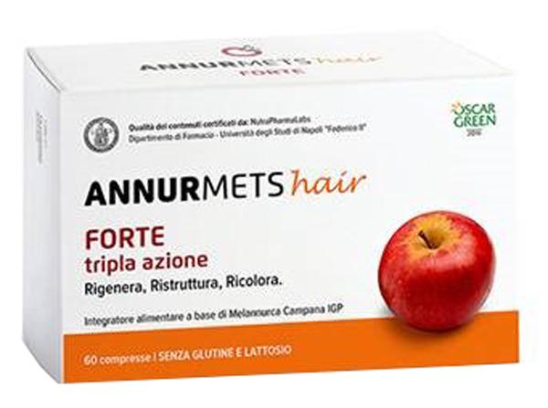 Annurmets Hair Forte Tripla Azione Integratore per Capelli 60 Compresse