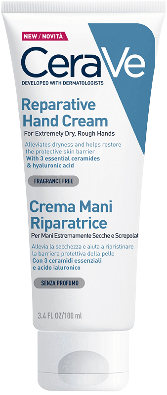 Cerave Crema Mani Riparatrice per Mani Secche e Screpolate 100 ml