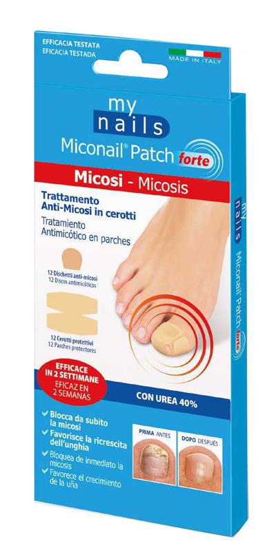 My Nails Miconail Patch Forte per Unghie 12 §Dischetti + 12 Cerotti