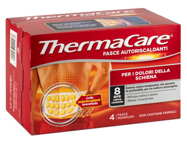 ThermaCare Fasce Autoriscaldante A Calore Terapeutico per la Schiena 4 Pezzi