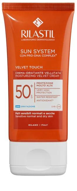 Rilastil Sun System Crema Vellutata Spf50 Idratante Viso Rapido Assorbimento50ml