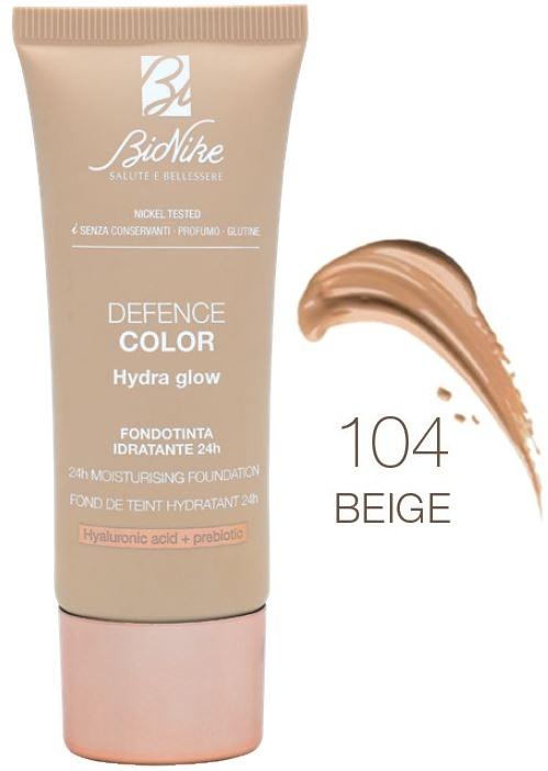 Bionike Defence Color Hydra Glow Fondotinta Idratante 24h 104 Beige