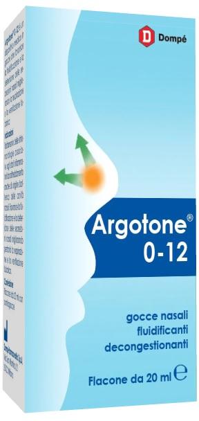 Dompé Argotone 0-12 Gocce Nasali con Azione Antinfiammatoria 20 ml