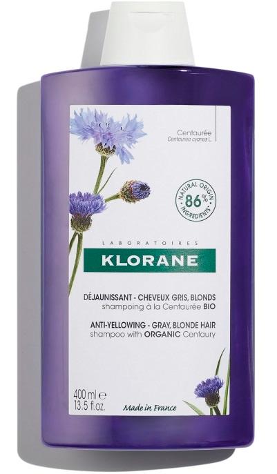 Klorane Shampoo alla Centaurea Riflessi Argentati Anti-Ingiallimento 400 ml