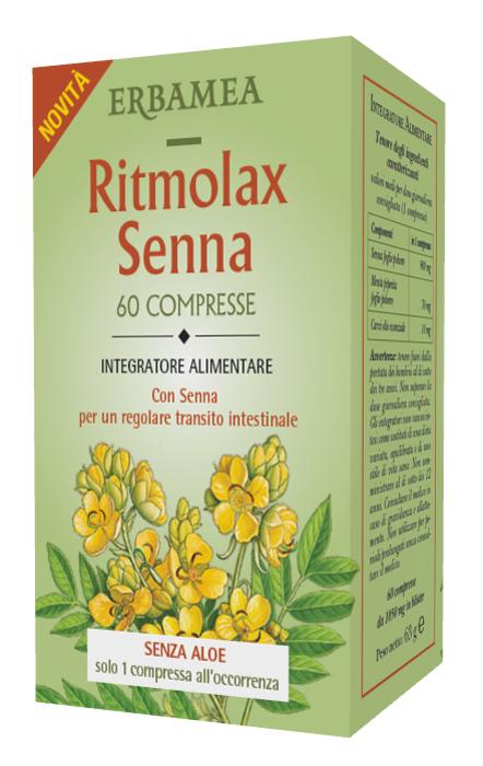 Erbamea Ritmolax Senna Integratore per il Transito Intestinale 60 Compresse