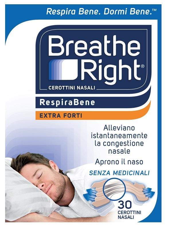 Breathe Right Cerotti Nasali Extra Forti 30 pezzi