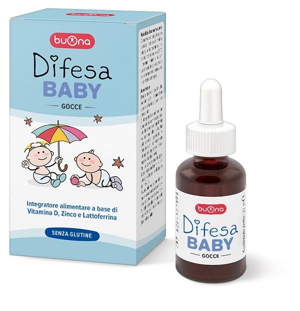 Buona Difesa Baby Integratore A Base di Vitamina D Zinco  Lattoferrina 20 ml