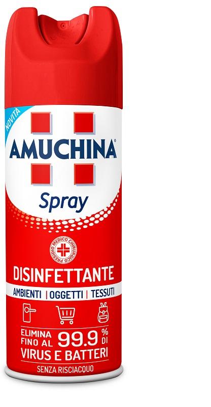 Amuchina Spray Disinfettante Ambienti Oggetti Tessuti 400 ml