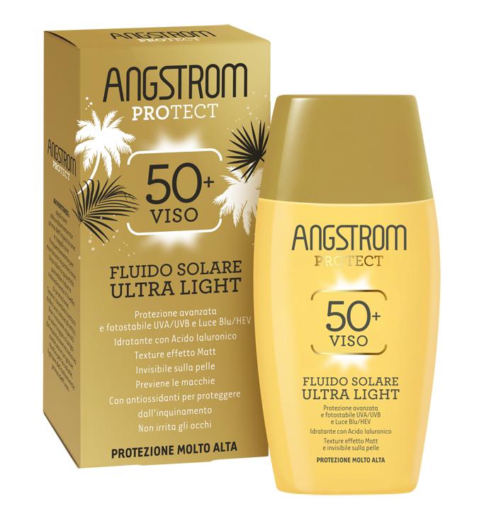 Angstrom Protect Fluido Solare Viso Ultra Light Protezione SPF50+ 40 ml