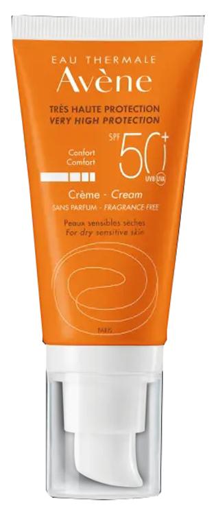 Avene Crema Solare Viso Protezione Molto Alta Spf50+ Senza Profumo 50 ml