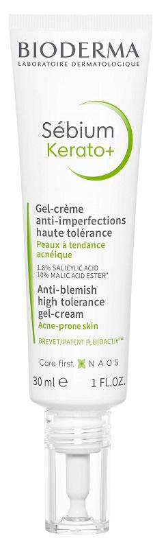 Bioderma Sebium Kerato+ Gel Crema Antimperfezioni per Pelle Acneica 30 ml