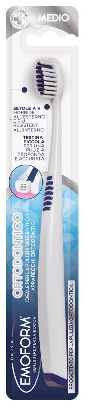 Emoform Spazzolino Ortodontico per Denti Sensibili