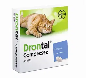 Drontal Gatto Contro le Infestazioni da Nematodi e Cestodi 2 Compresse