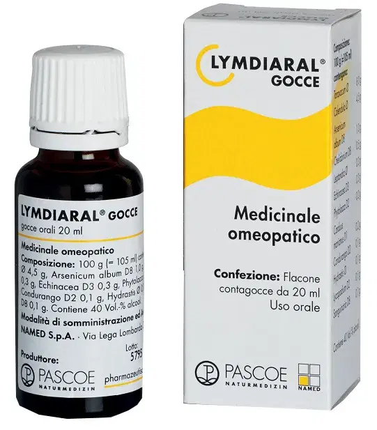 Named Lymdiaral 20ml Gtt Pascoe Medicinale Omeopatico