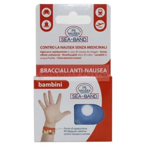 P6 Nausea Control Bracciali Anti-Nausea per Bambini 2 Pezzi