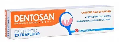 Dentosan Dentifricio Extrafluor per Denti e Gengive 75 ml