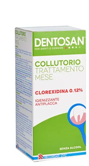 Dentosan Collutorio Trattamento Igienizzante Antiplacca Mensile 200 ml