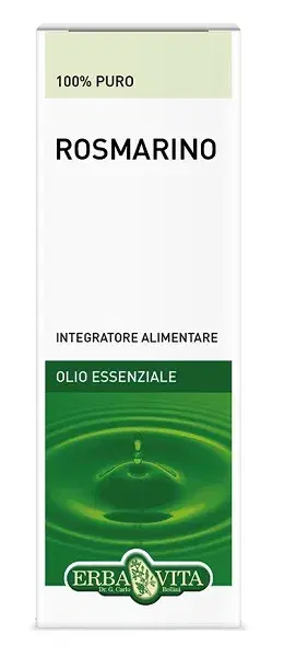 Erba Vita Olio Essenziale Rosmarino Integratore Digestivo 10 ml