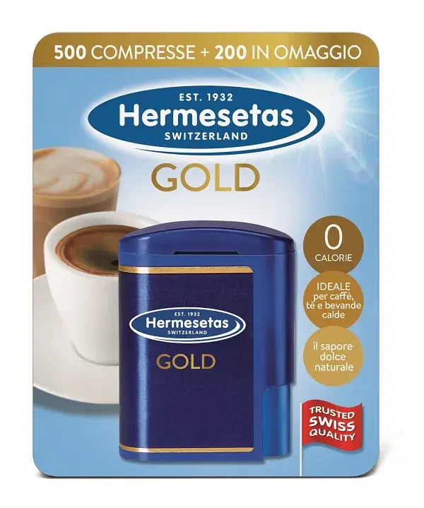 Dompe' Farmaceutici Hermesetas Gold 500+200 Compresse 35 G