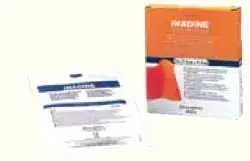 Inadine Medicazione Antisettica Non Aderente 9,5x9,5 cm 10 Pezzi