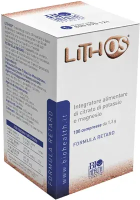 Lithos Integratore di Citrato Di Potassio Zinco e Magnesio 100 Compresse