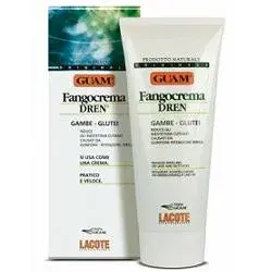 Guam Fangocrema Dren Gambe Glutei Contro Gonfiore e Ritenzione Idrica 200 ml