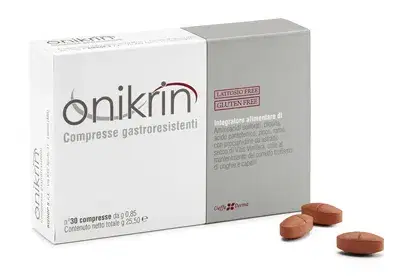 Onikrin Integratore per Unghie e Capelli 30 Compresse