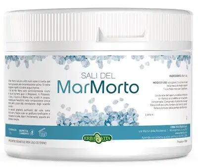 Erba Vita Sali Mar Morto per Bagni, Pediluvi e Scrub 1 Kg